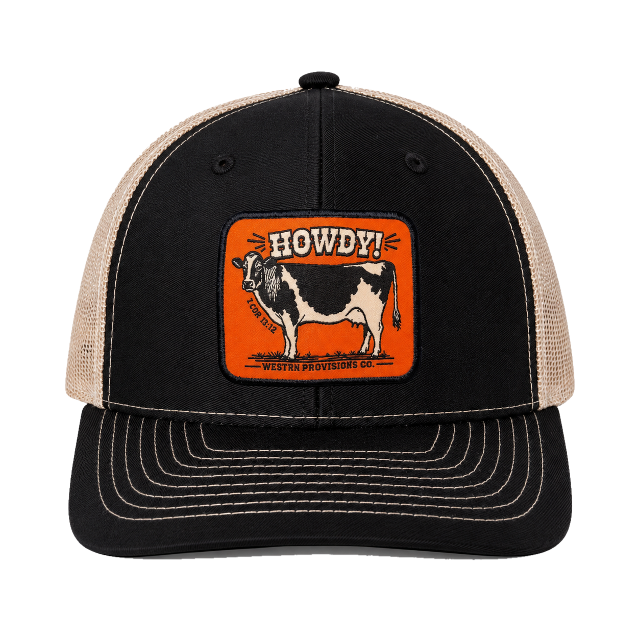 Howdy hat front view